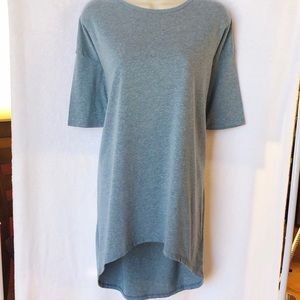LuLaRoe Irma Blue Heather Top Authentic